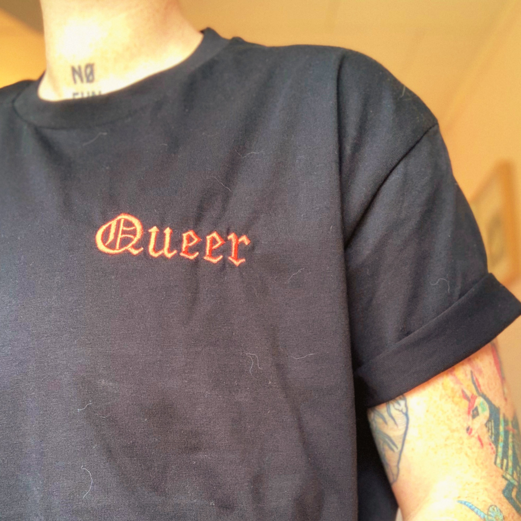 Queer Embroidered Tee