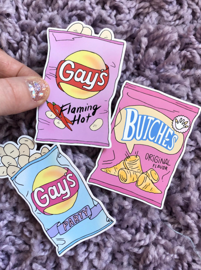 Gay Snack Sticker Pack