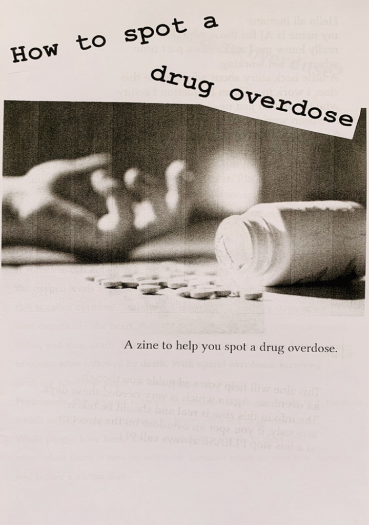 [Product_type] - How To Spot A Drug Overdose Zine - agnes-and-edie.myshopify.com