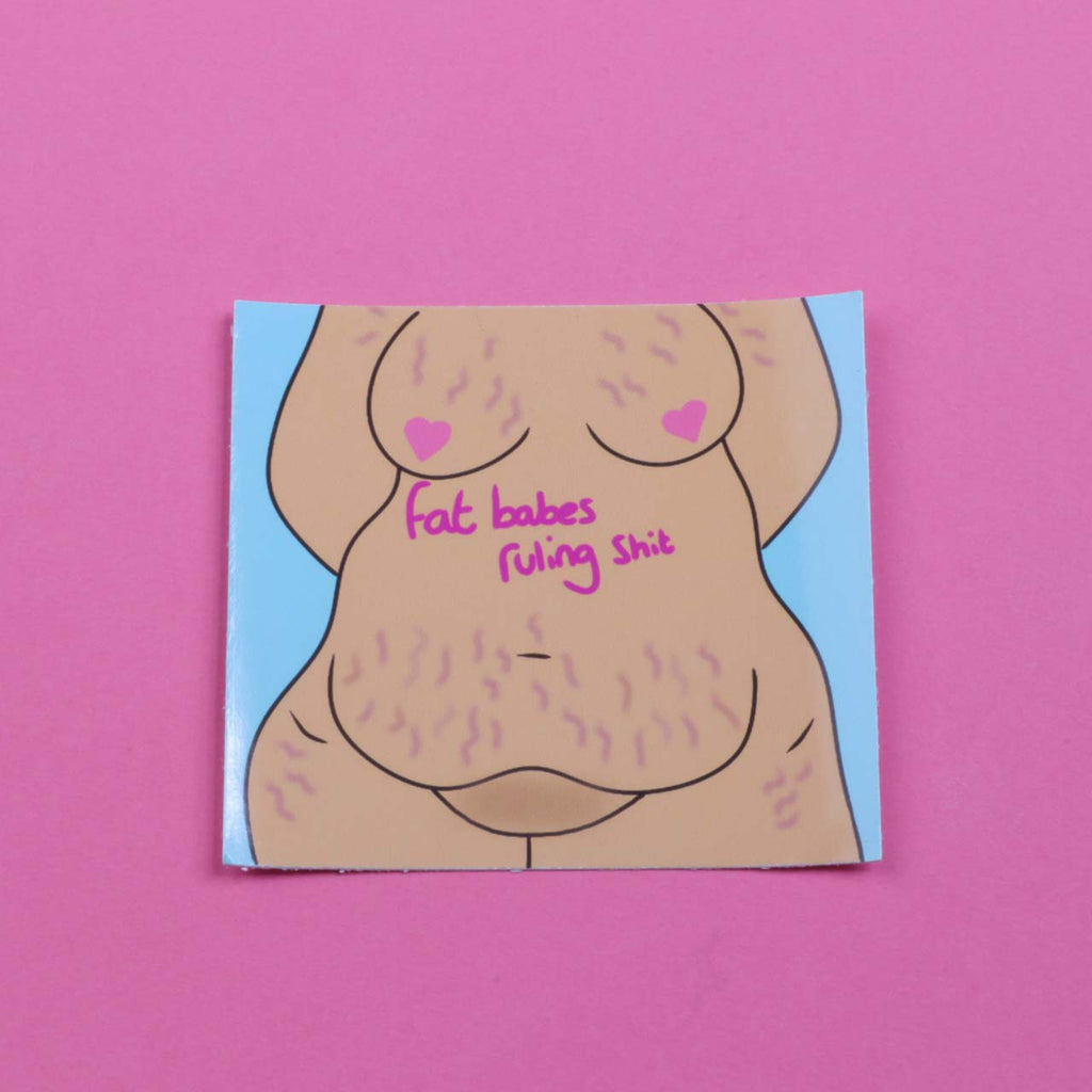 Fat Babes Ruling Shit Sticker