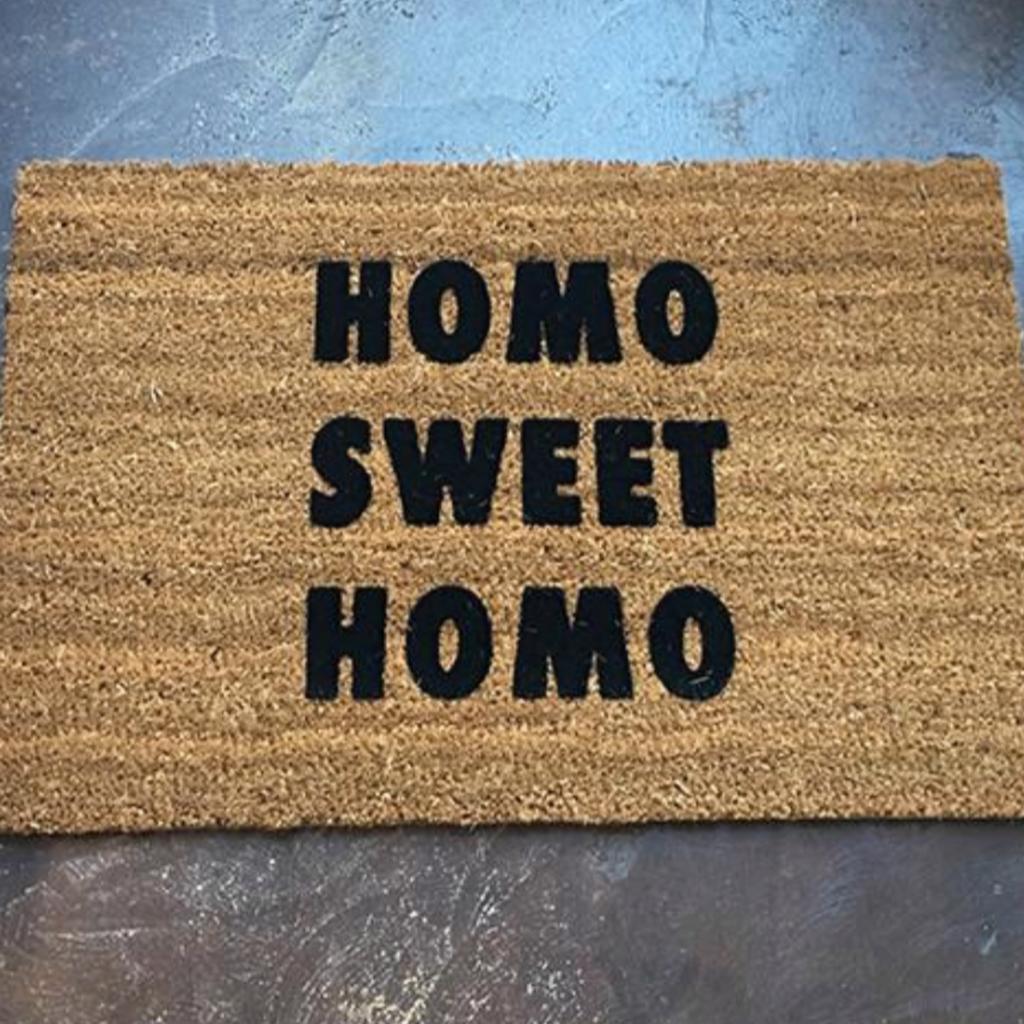 Homo Sweet Homo Welcome Mat