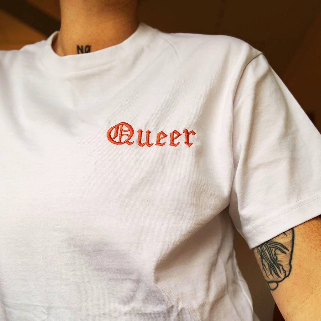 Queer Embroidered Tee