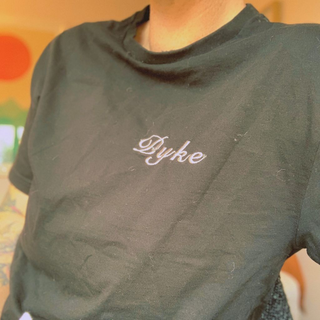 Dyke Embroidered Tee