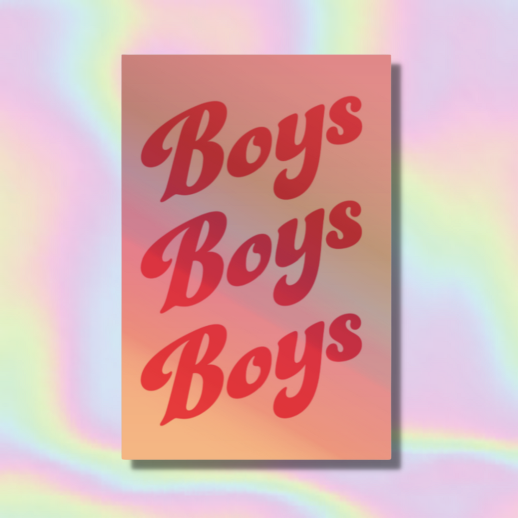 Boys Boys Boys Sticker