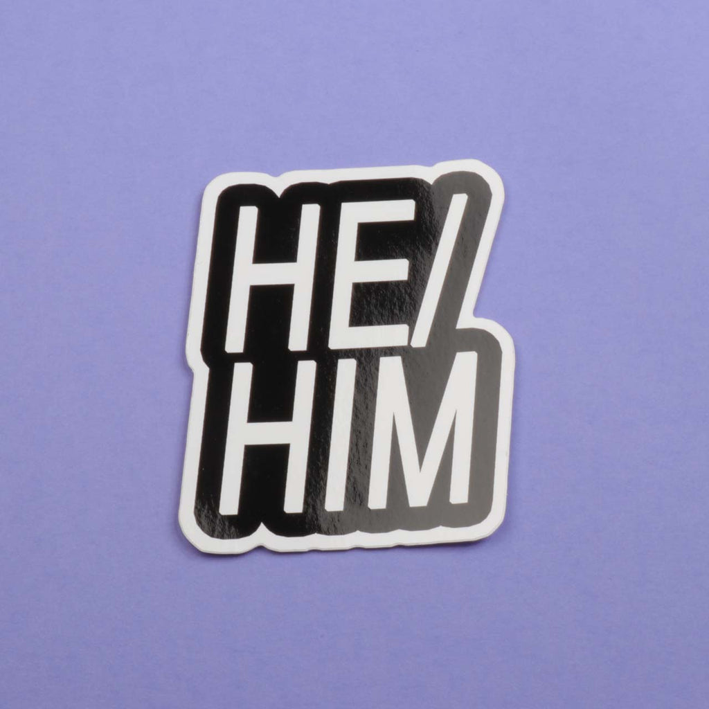 He/Him Sticker