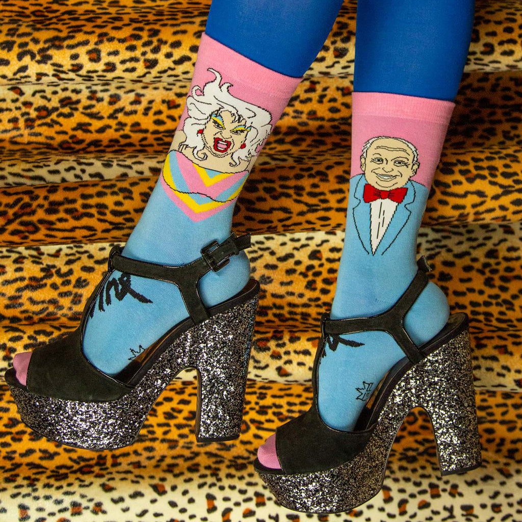 Divine In/Out Drag Crew Socks