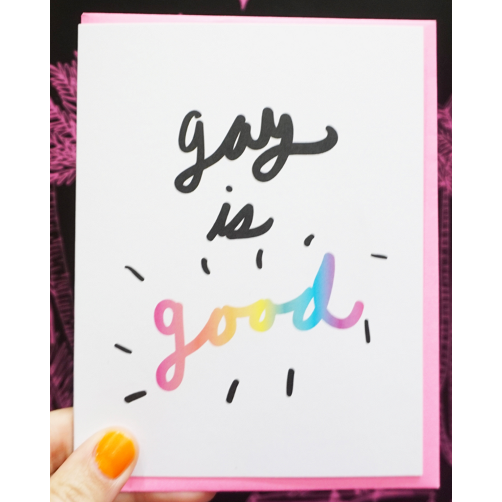 [Product_type] - Gay Is Good Card - agnes-and-edie.myshopify.com