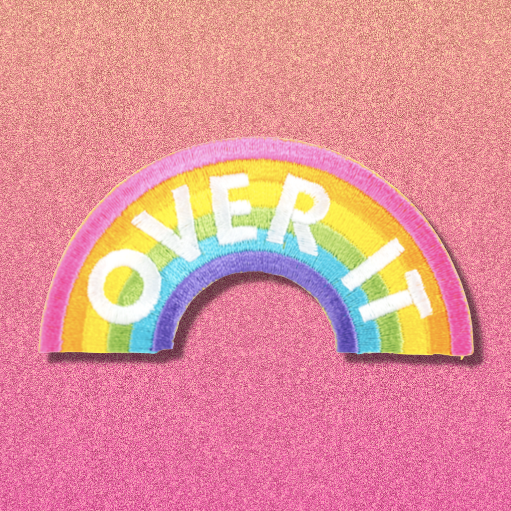 Over It Rainbow Patch