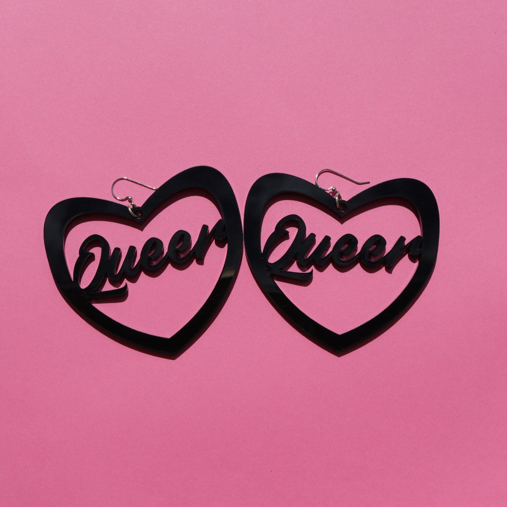 Queer Heart Earrings