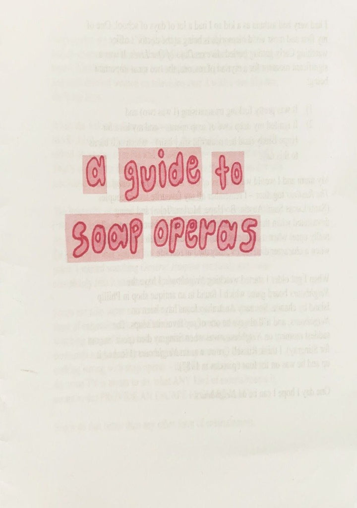 [Product_type] - A Guide to Soap Operas Zine - agnes-and-edie.myshopify.com