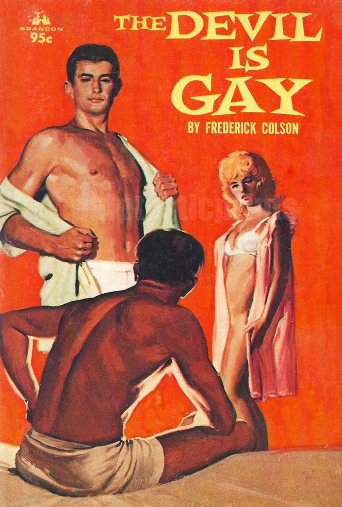 The Devil Is Gay Vintage Print