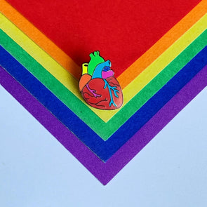 Pride Heart Pins